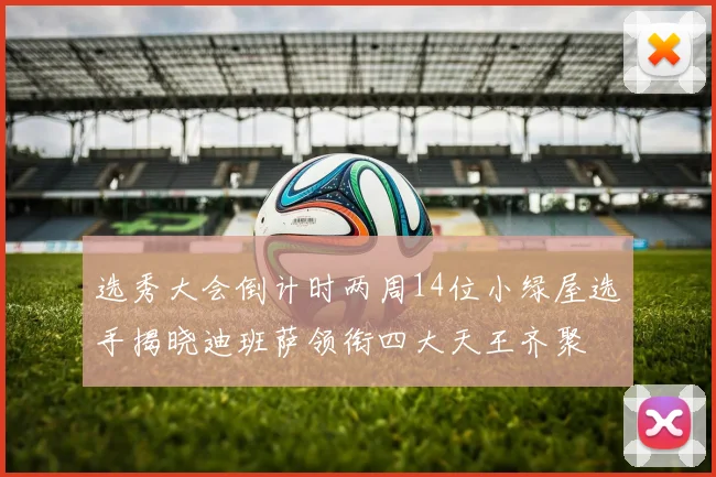 选秀大会倒计时两周14位小绿屋选手揭晓迪班萨领衔四大天王齐聚